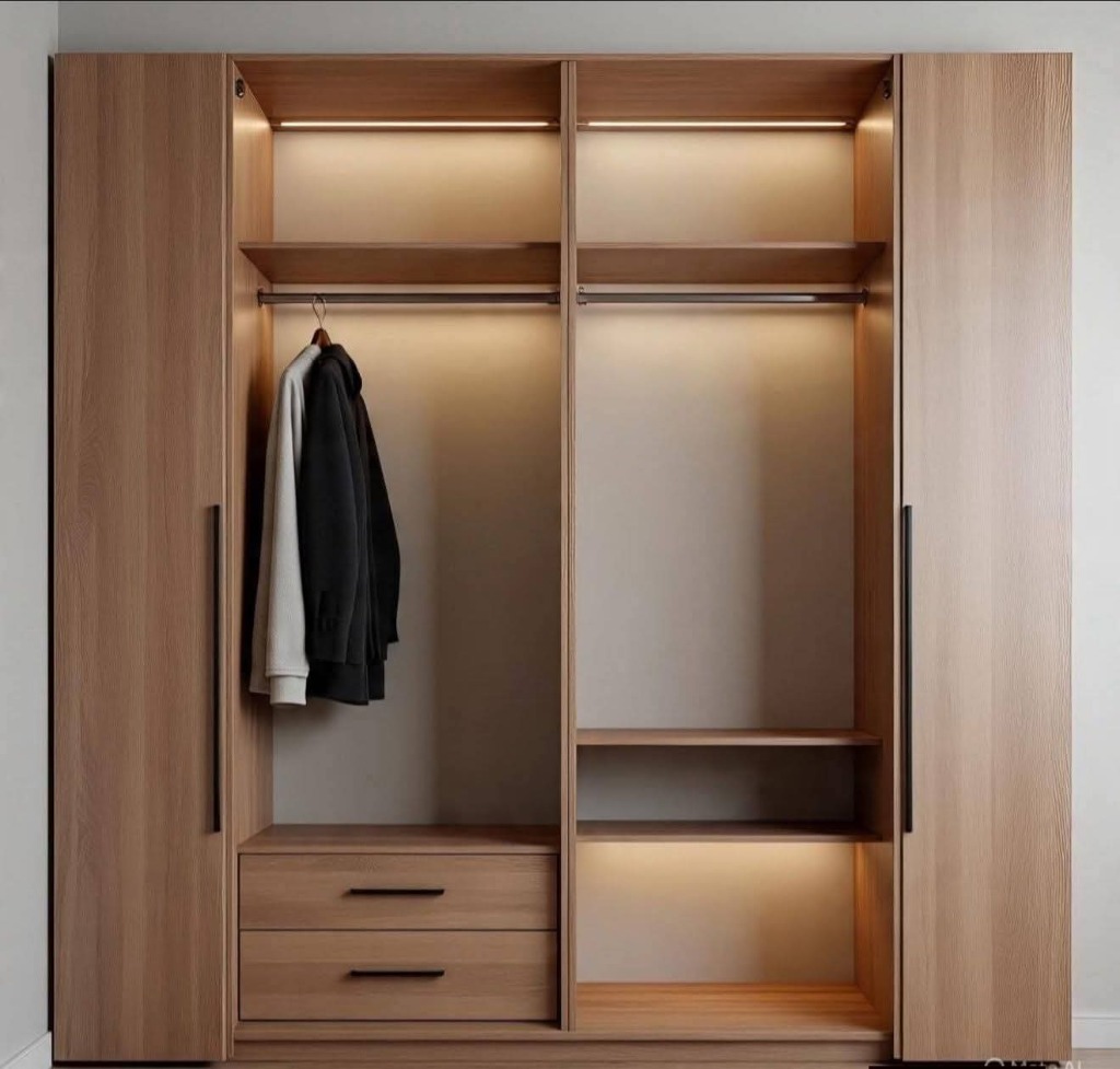 Illuminated Wardrobe Interior