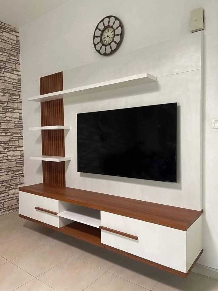 Marble & Wood Console