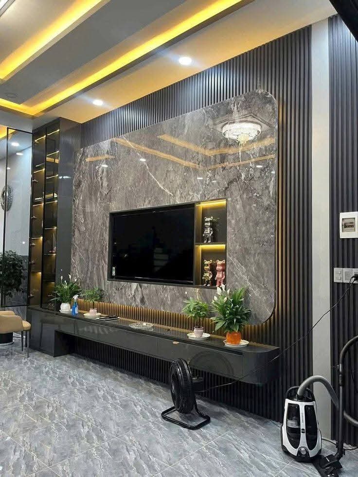 Marble & Fluted Slate
